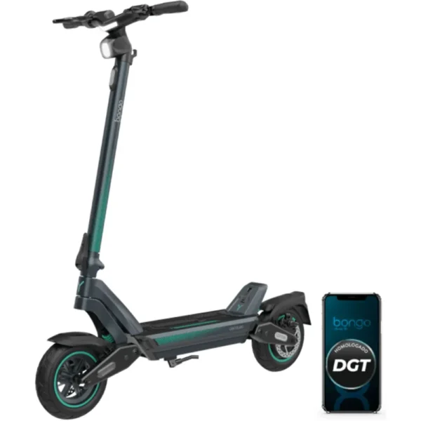 Patinete eléctrico Cecotec Bongo Y65 Connected – 1200 W, batería 12 500 mAh, velocidad 25 km/h, negro