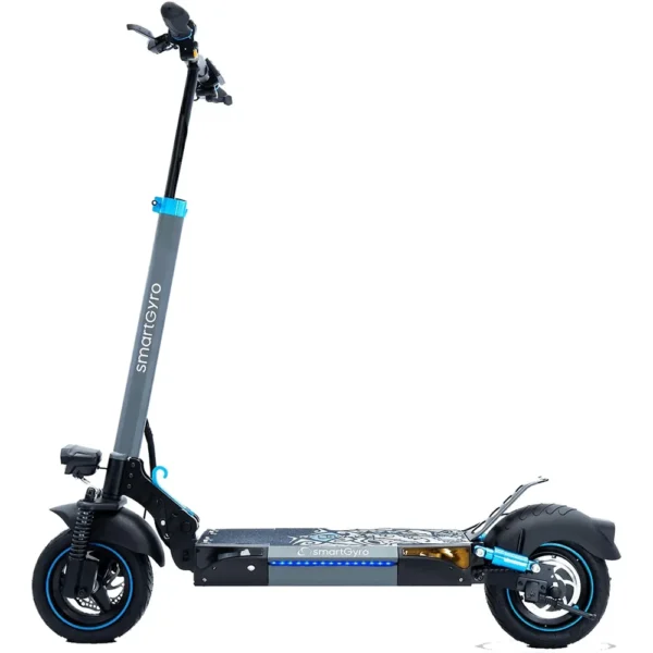 Patinete eléctrico SMARTGYRO Rockway C – 800 W, 25 km/h, 13 000 mAh, homologado DGT, color azul