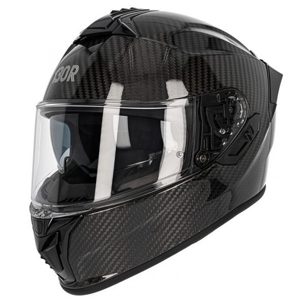 130R Helmets Kashima Carbon Gloss Casco Integral Negro
