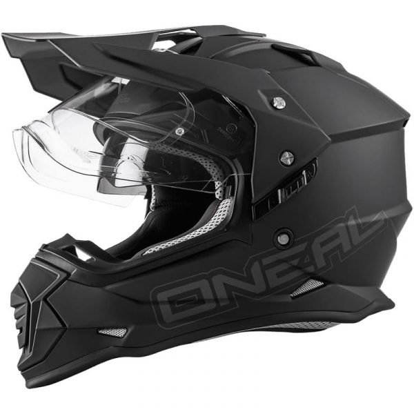 O'Neal Sierra Flat 22.06 Casco Integral de Moto Negro