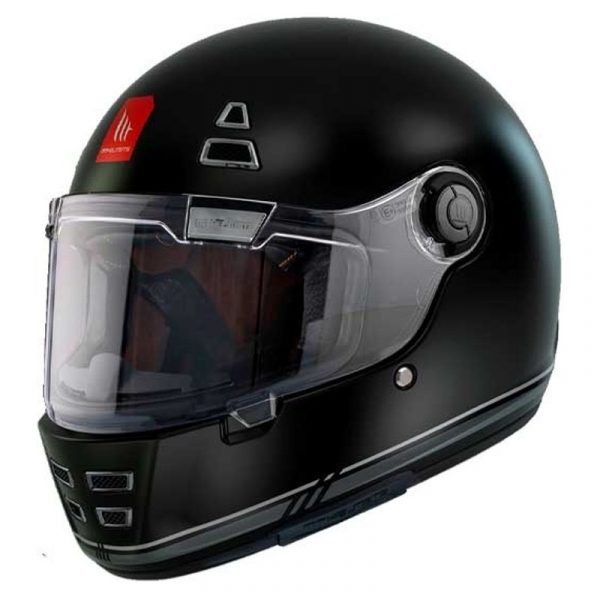 MT Helmets Jarama SV Solid B2 Casco Integral de Moto Negro Mate