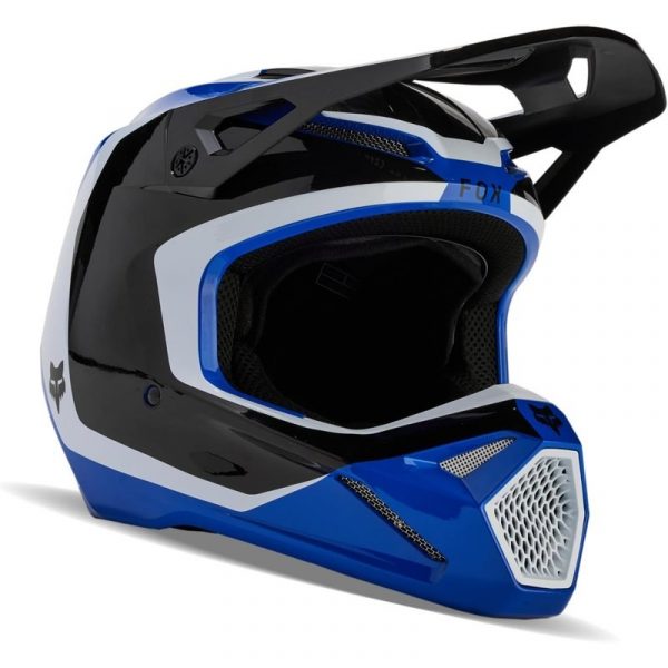 Fox Racing V1 Casco de Motocross Azul