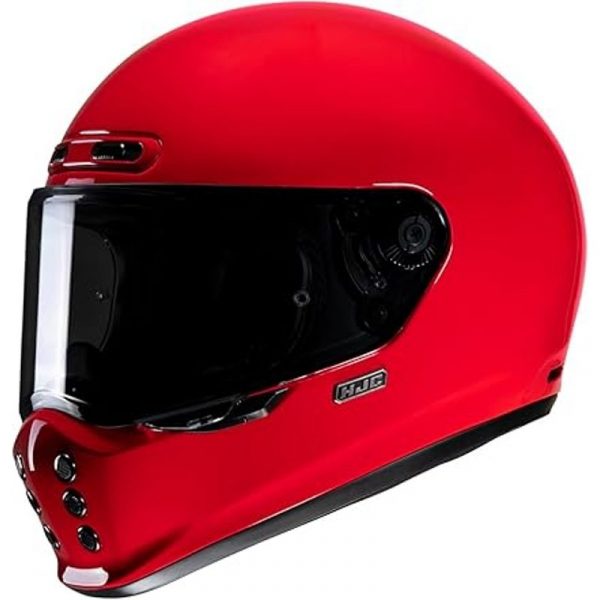 HJC V10 Solid Casco Integral de Moto Rojo