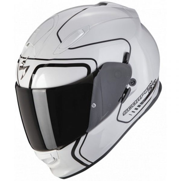 Scorpion EXO-491 West Casco Integral de Moto Blanco